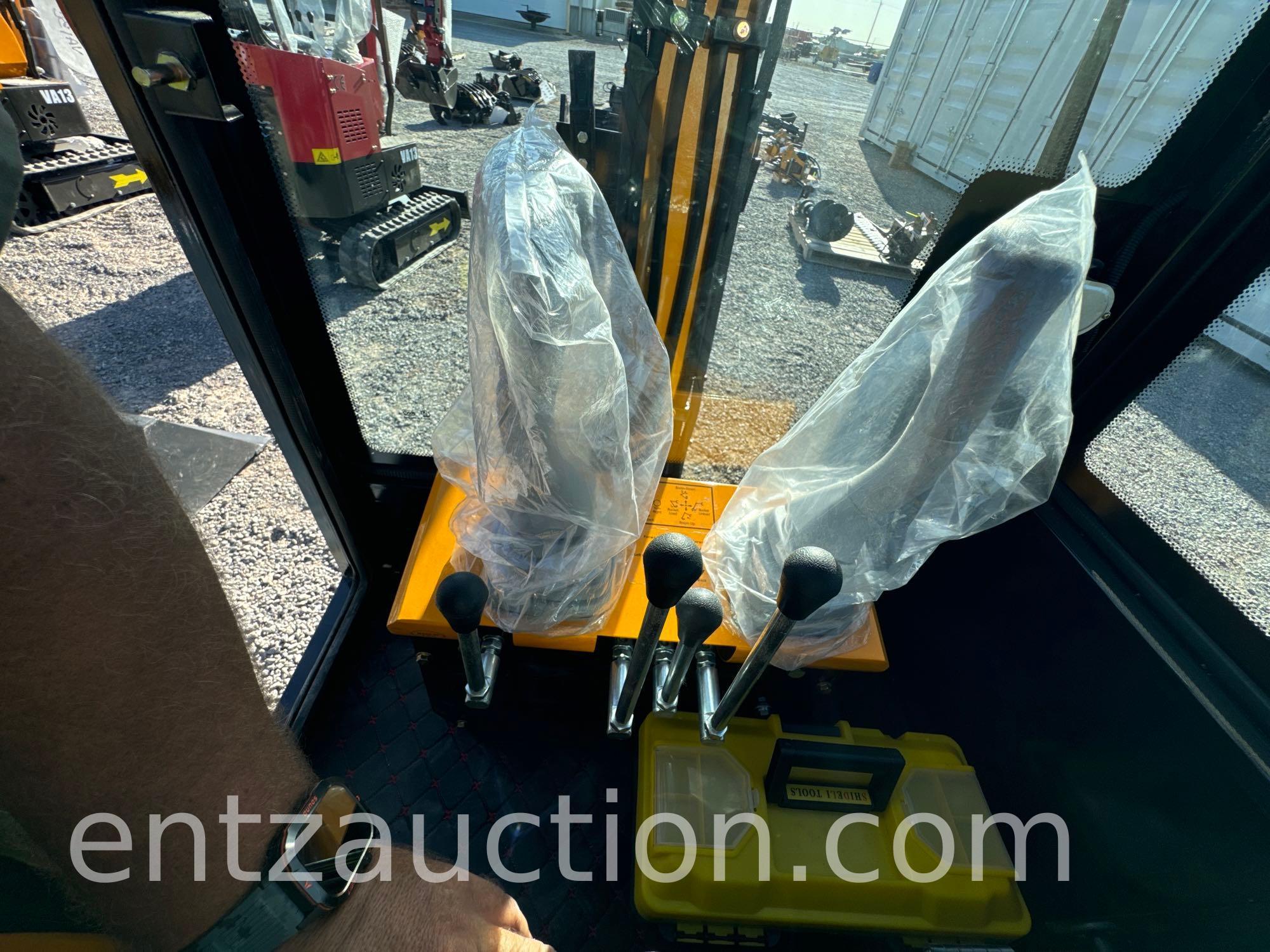 MIVA MINI EX, MODEL VA13C, 14" BUCKET, 37" BLADE,