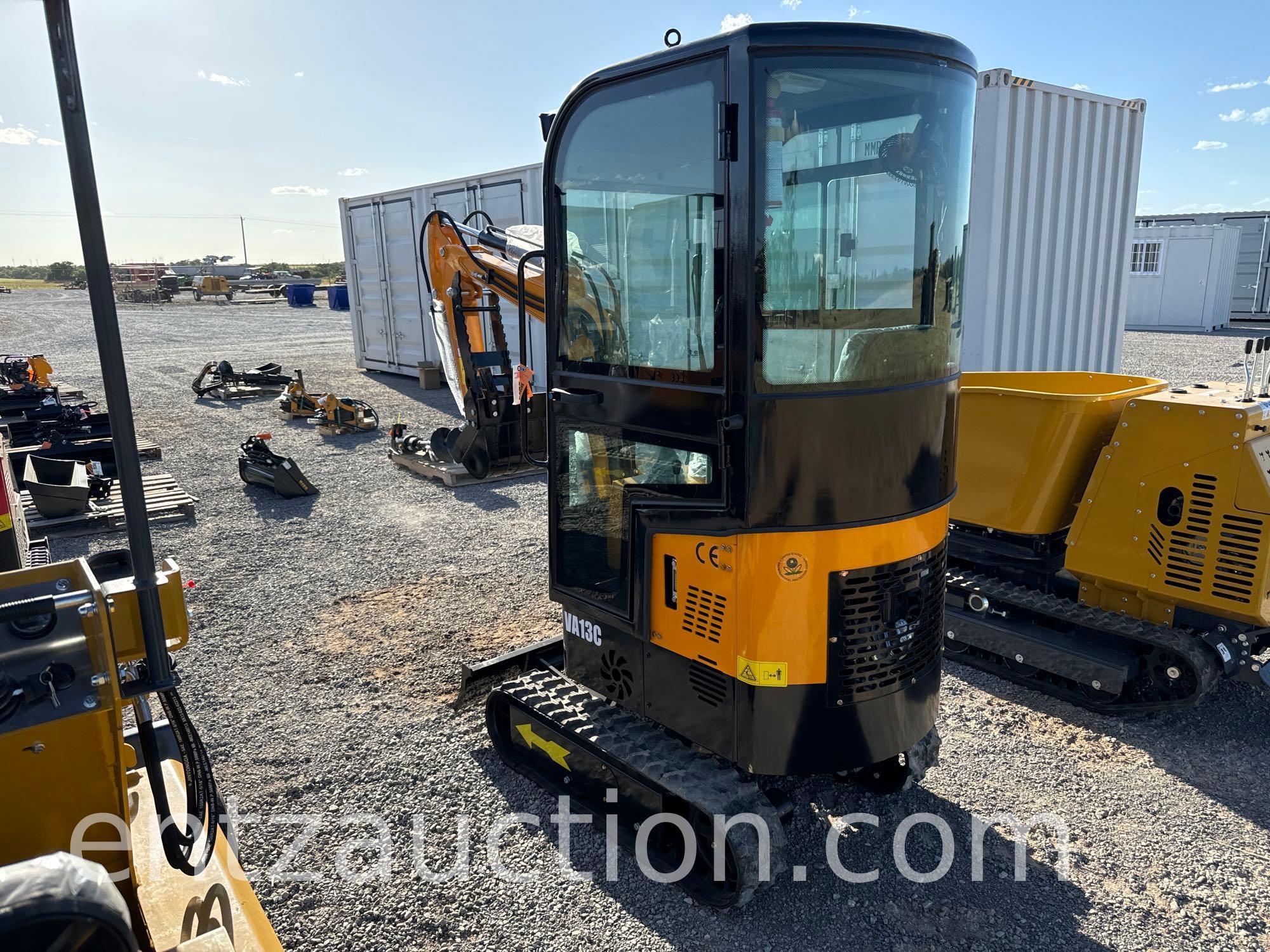 MIVA MINI EX, MODEL VA13C, 14" BUCKET, 37" BLADE,