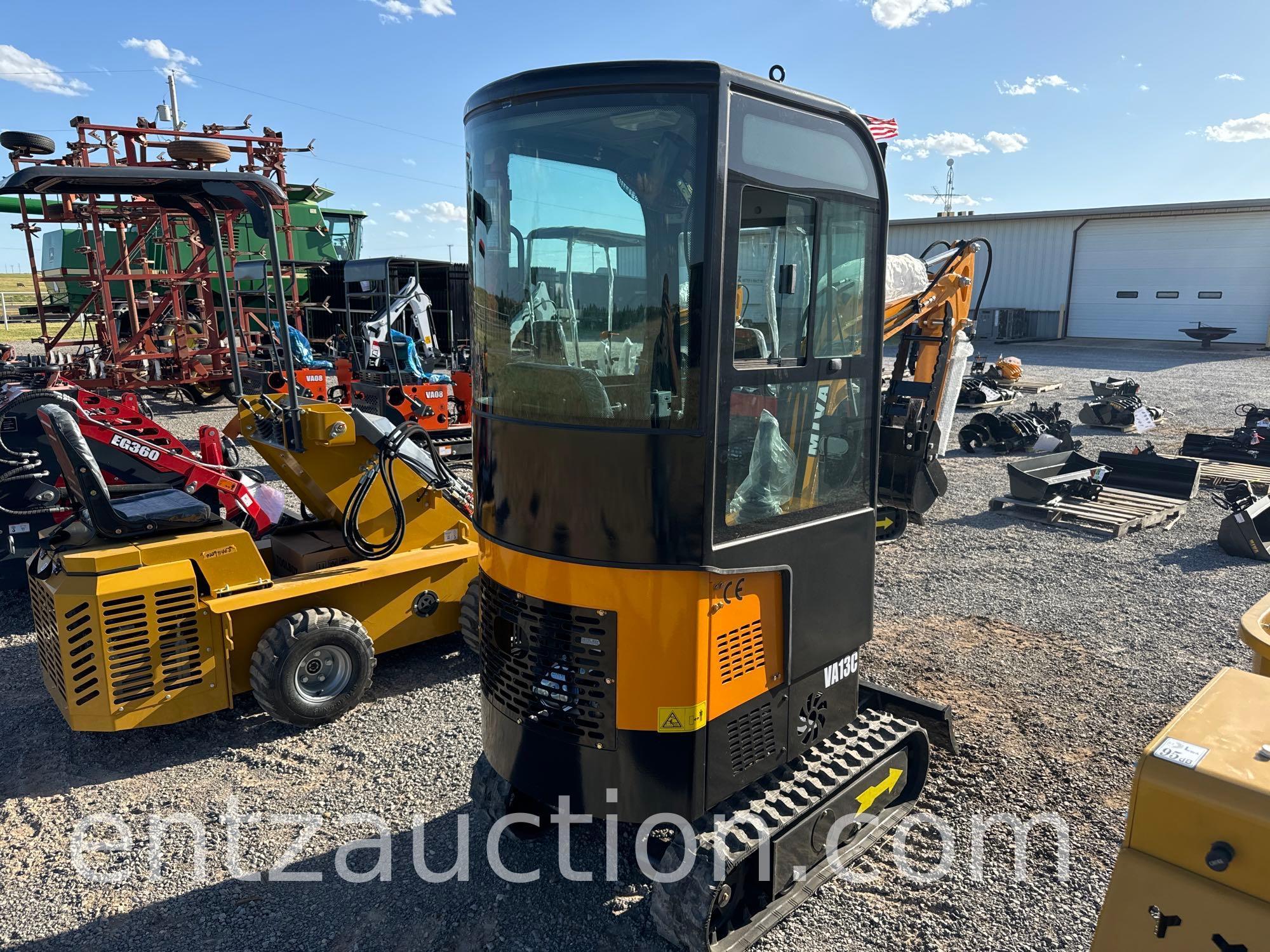 MIVA MINI EX, MODEL VA13C, 14" BUCKET, 37" BLADE,