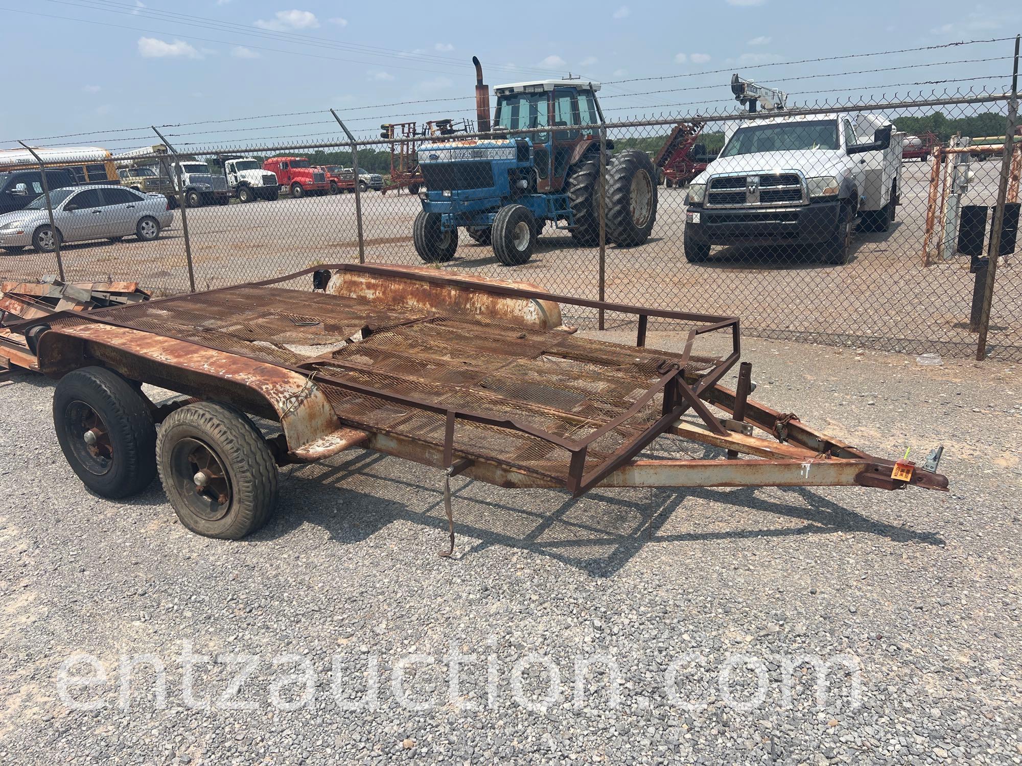 SHOPBUILT UTILITY TRAILER, 6' X 13', BP, TA,