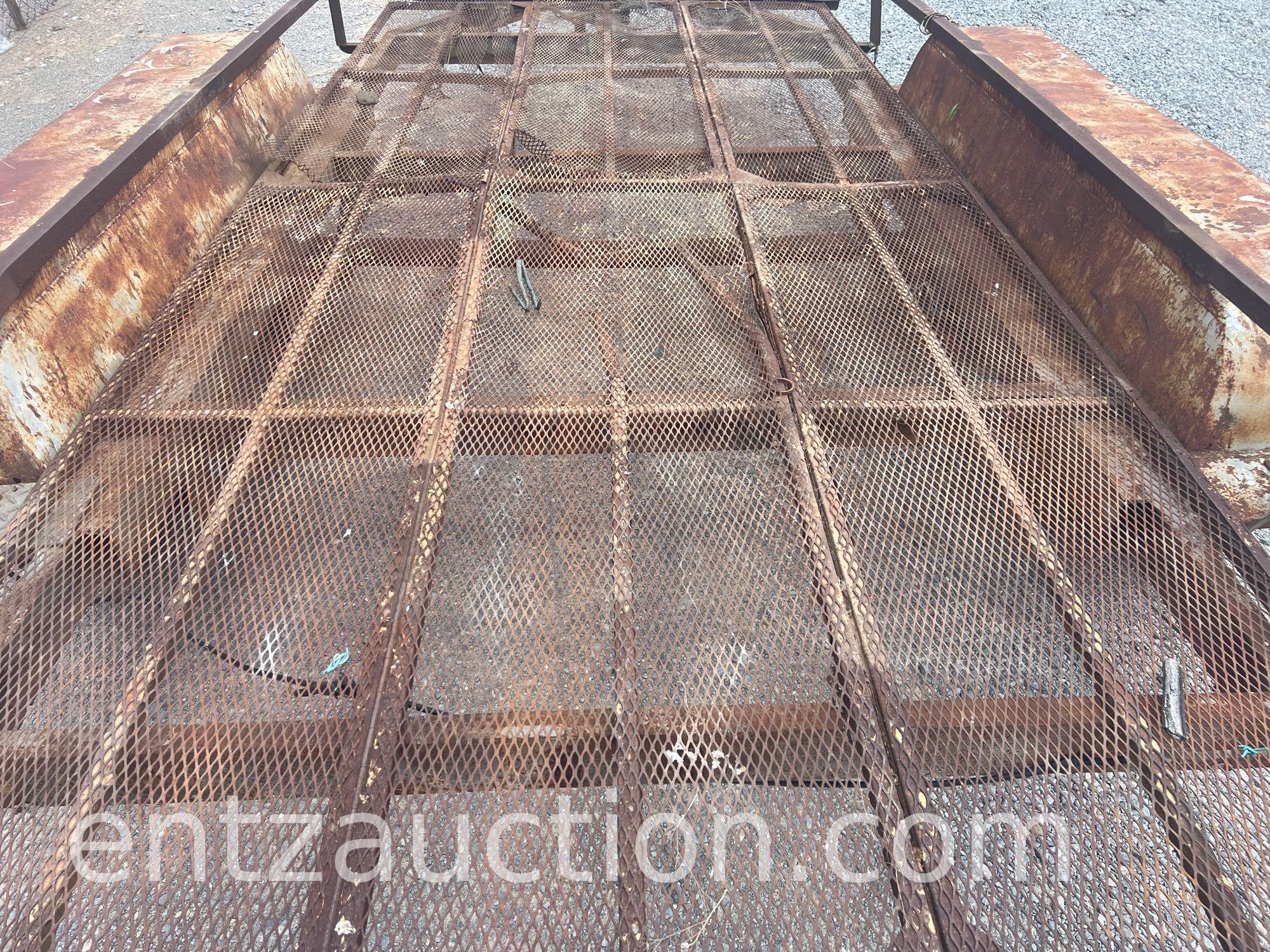 SHOPBUILT UTILITY TRAILER, 6' X 13', BP, TA,