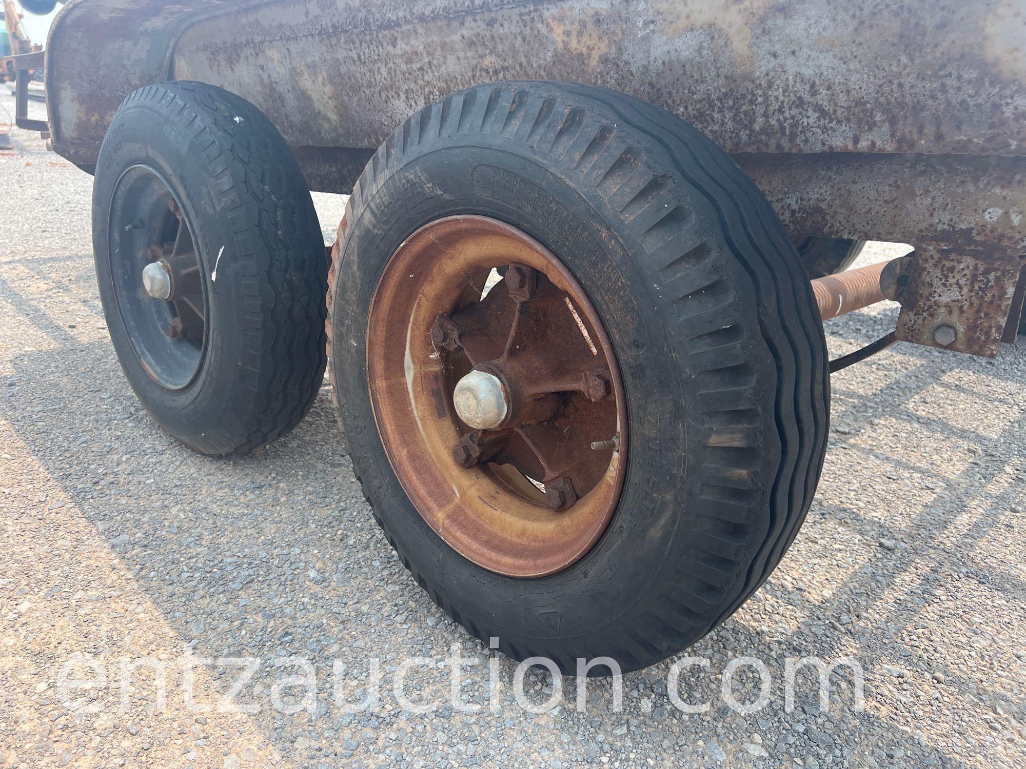 SHOPBUILT UTILITY TRAILER, 6' X 13', BP, TA,