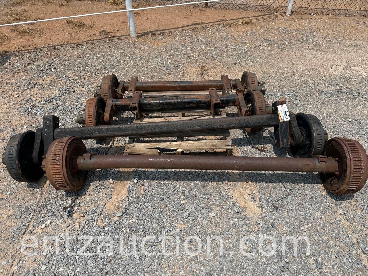 2) 36" 8,000LB TORSION BRAKE AXLES AND 2) 60"
