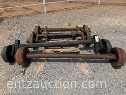 2) 36" 8,000LB TORSION BRAKE AXLES AND 2) 60"