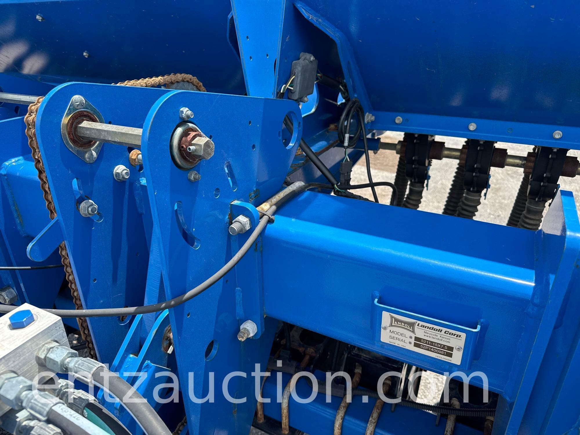 LANDOLL 5211 NO-TILL DRILL, FERTILIZER,
