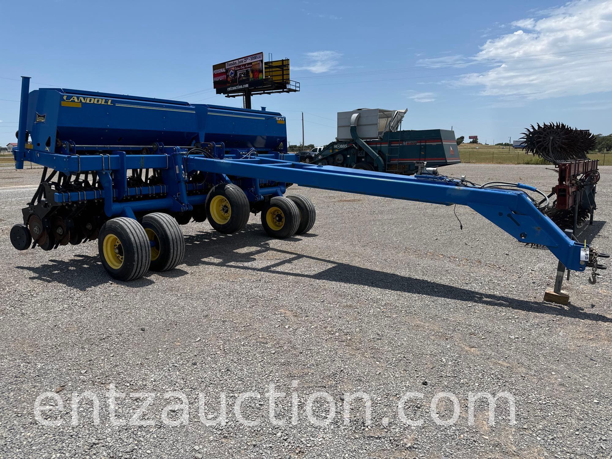LANDOLL 5211 NO-TILL DRILL, FERTILIZER,