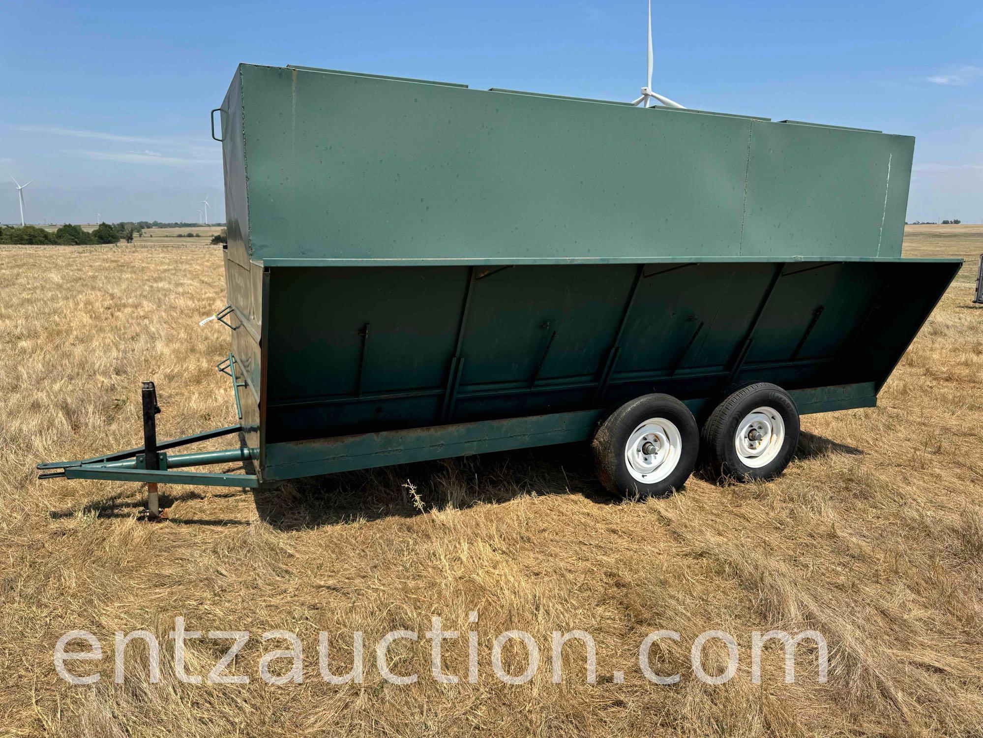 OKLAHOMA PRIDE JUMBO CATTLE FEEDER, TA, 325 BU.