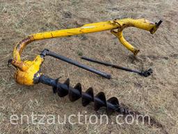 DANUSER 3PT POST HOLE DIGGER, 9" AUGER, 540 PTO