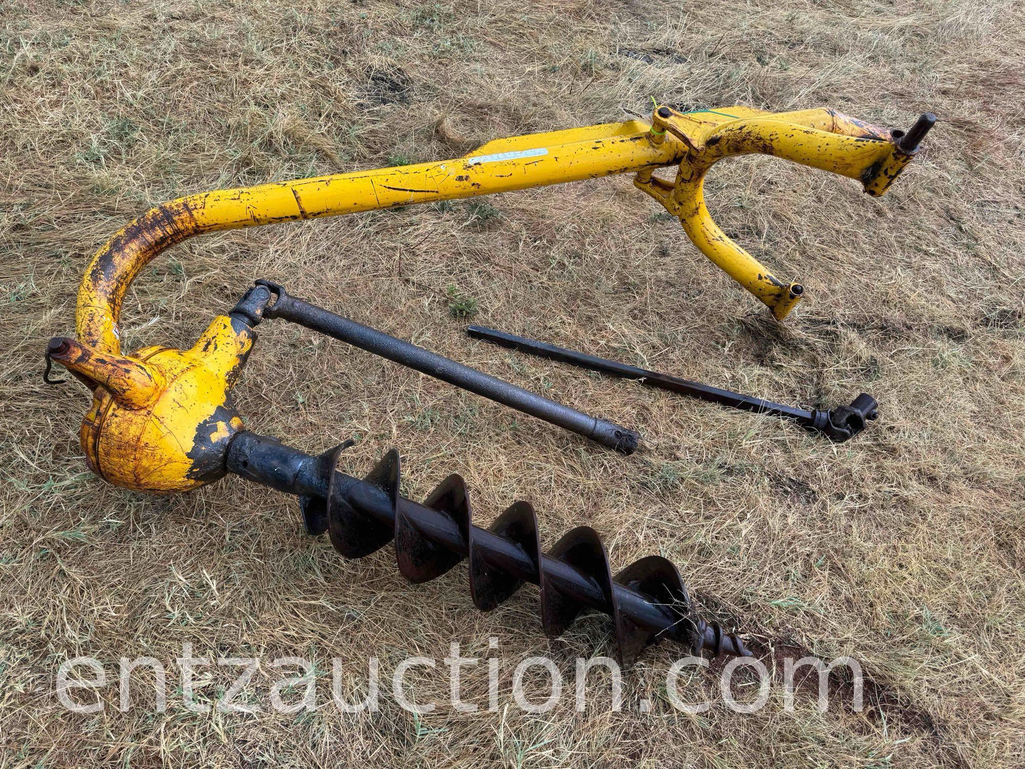 DANUSER 3PT POST HOLE DIGGER, 9" AUGER, 540 PTO
