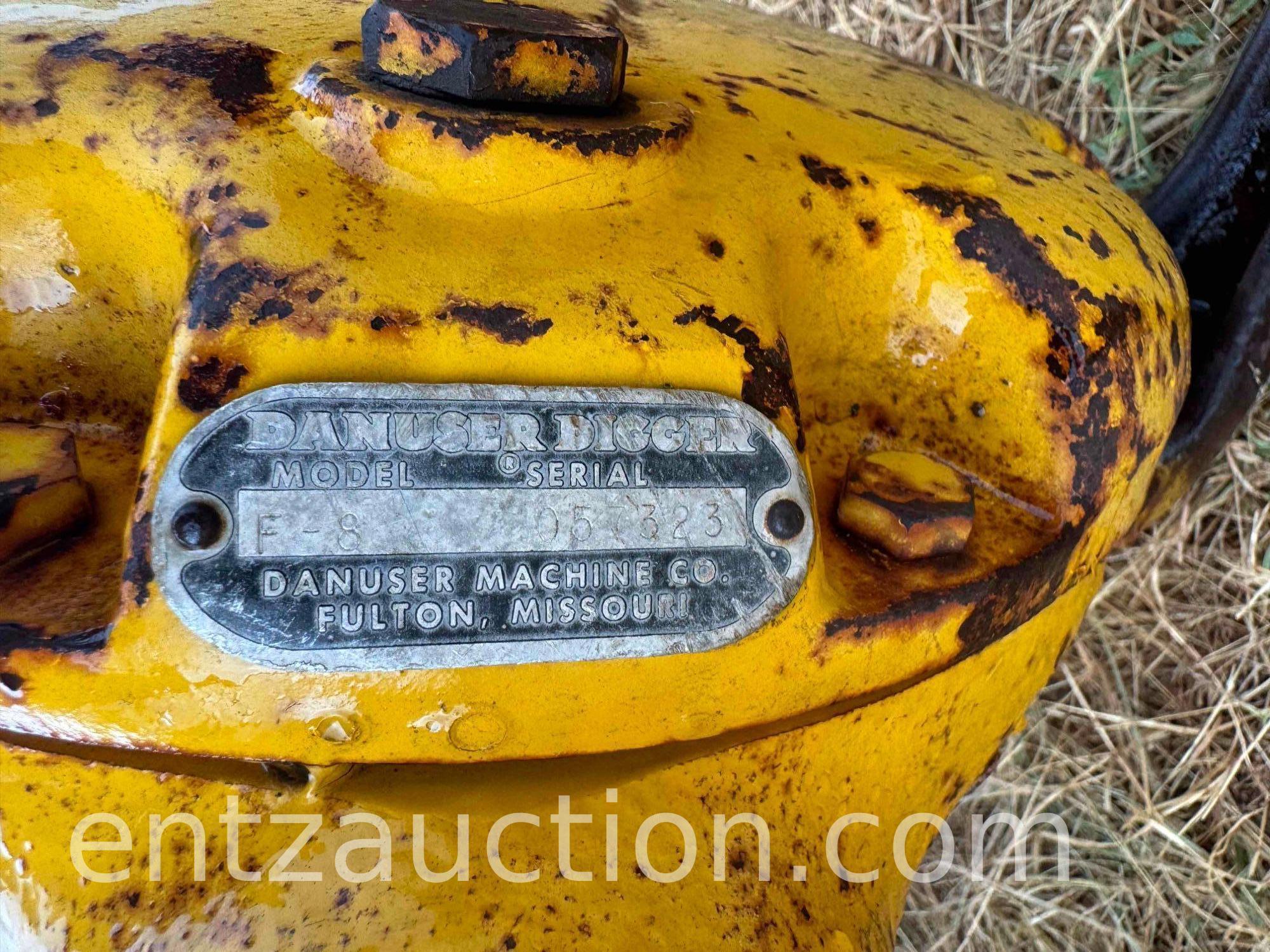 DANUSER 3PT POST HOLE DIGGER, 9" AUGER, 540 PTO