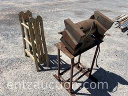 ALUM. LADDER & BENCH GRINDER W/ STAND