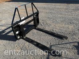 AGT SKID STEER PALLET FORKS, 45" BRACKET,