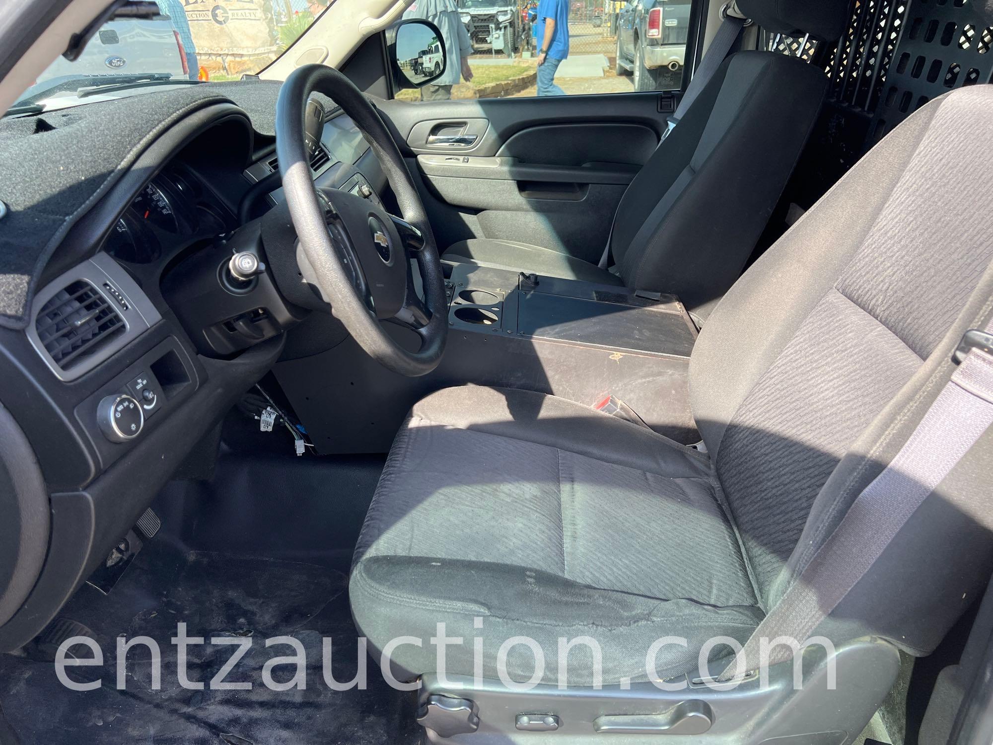 2013 CHEVY TAHOE, FORMER COP CAR, AUTO, GAS