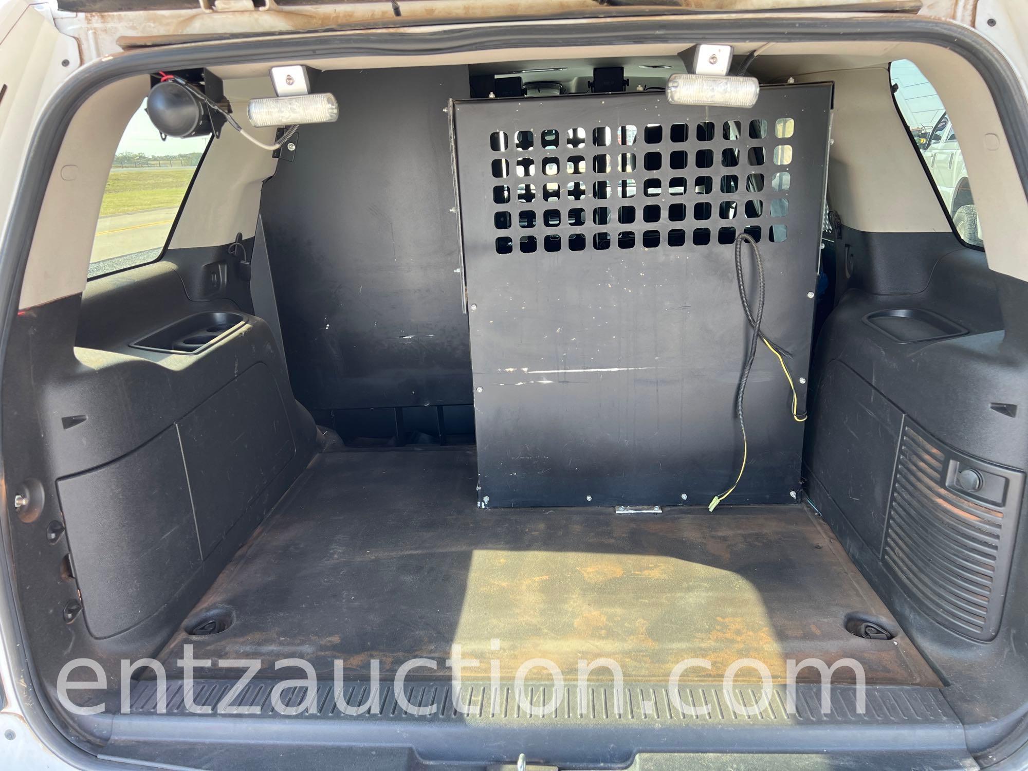 2013 CHEVY TAHOE, FORMER COP CAR, AUTO, GAS