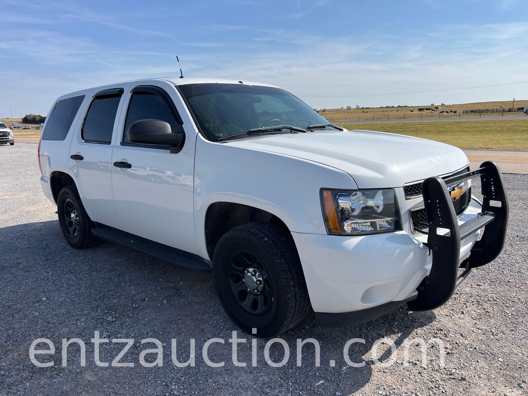 2013 CHEVY TAHOE, FORMER COP CAR, AUTO, GAS