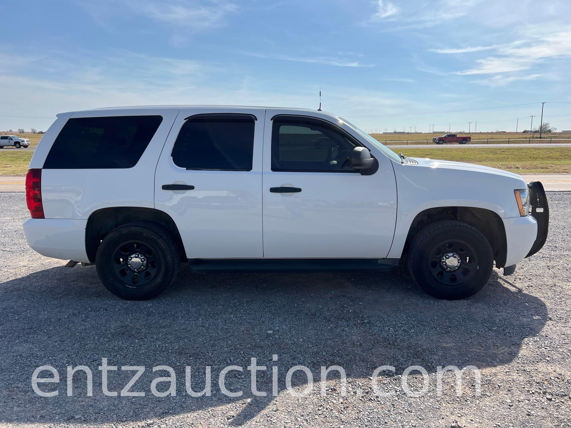 2013 CHEVY TAHOE, FORMER COP CAR, AUTO, GAS