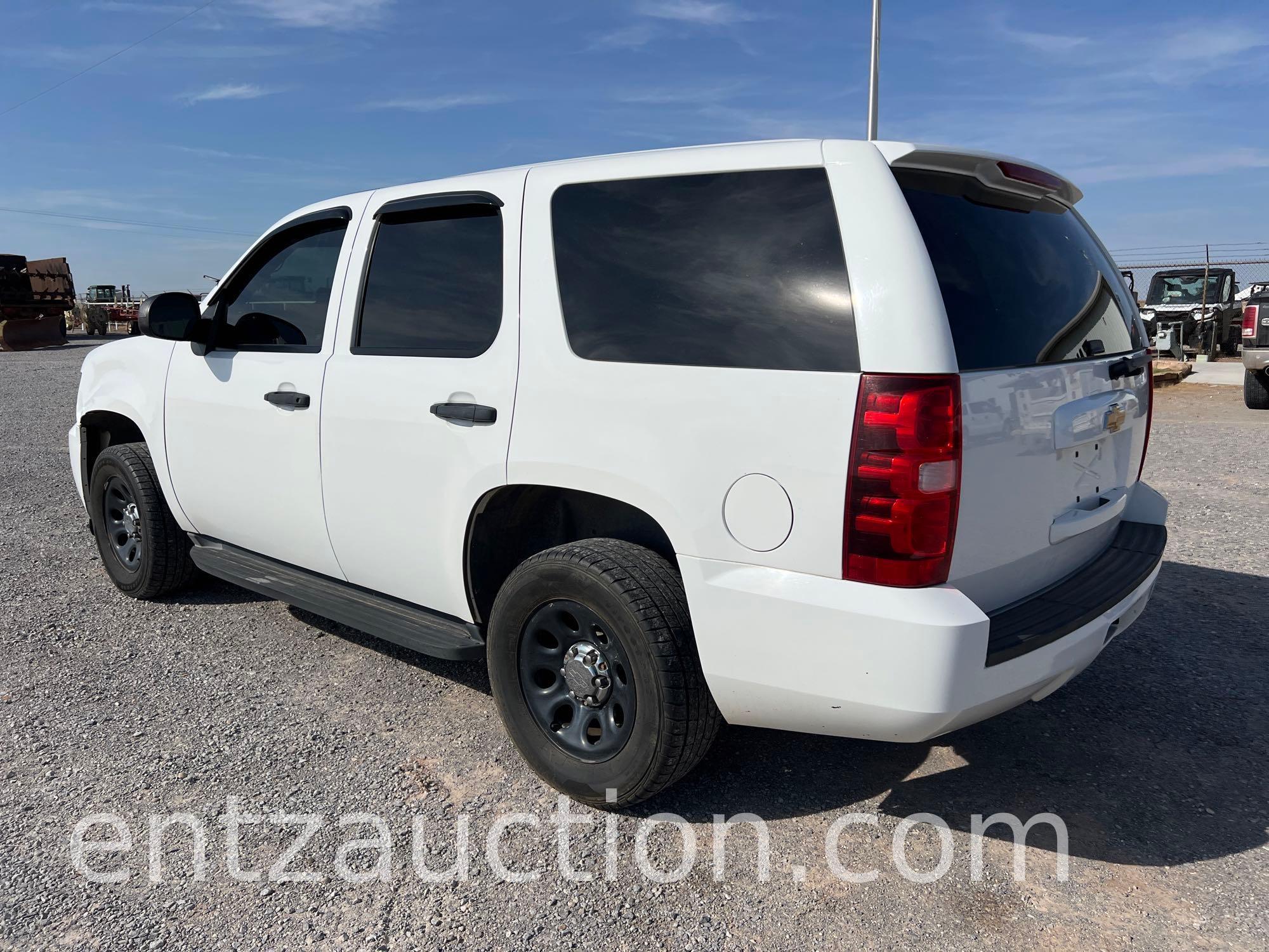 2013 CHEVY TAHOE, FORMER COP CAR, AUTO, GAS