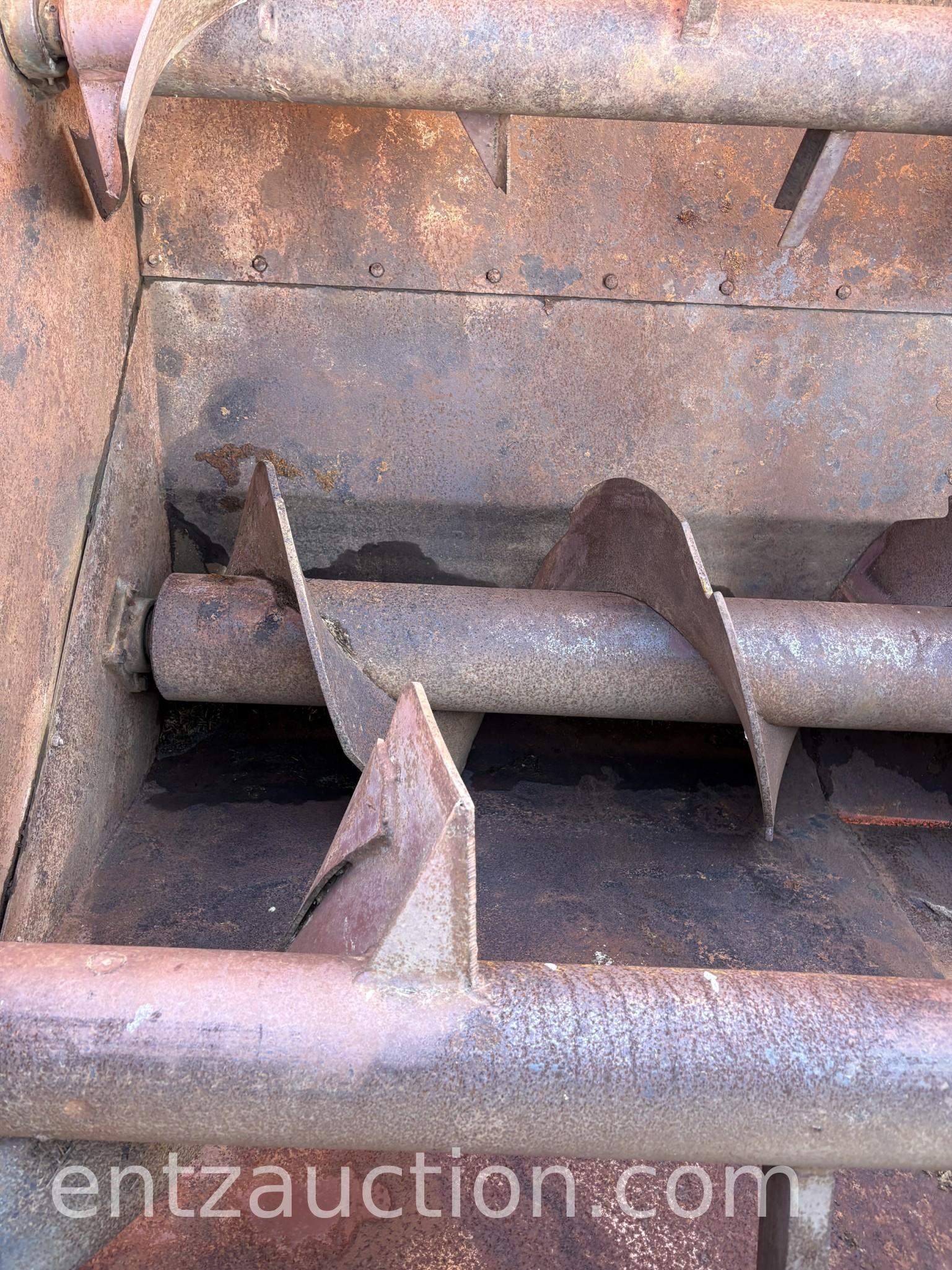 ENSILMIXER 370 FEED BOX, 3 AUGERS, LH DISCHARGE,