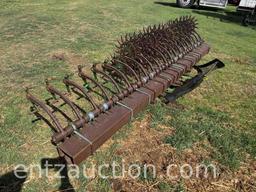 JD 12' ROTARY HOE, 3 PT., INCOMPLETE