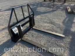 SET OF PALLET FORKS, 48", USSA