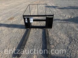 SET OF PALLET FORKS, 48", USSA