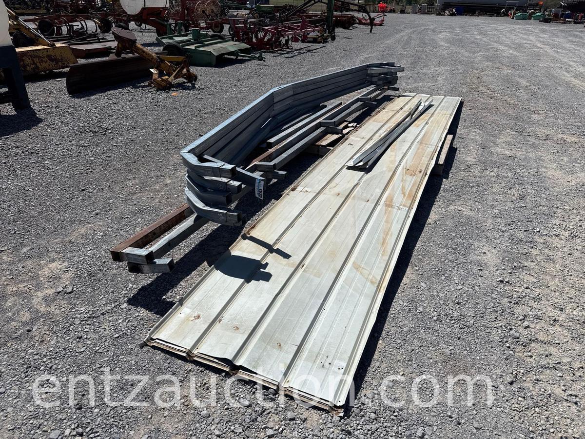 METAL CARPORT, 20' X 12' X 12', 10 SIDE POSTS