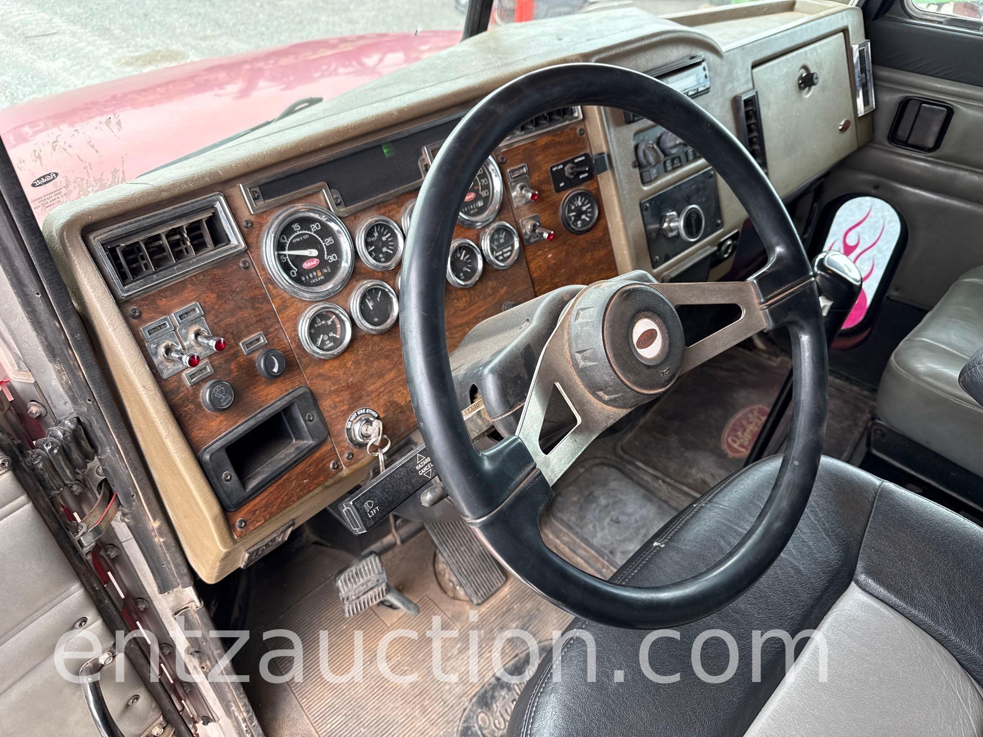 1999 PETERBILT 330 TRUCK, SLEEPER, 3126 CAT ENG.,