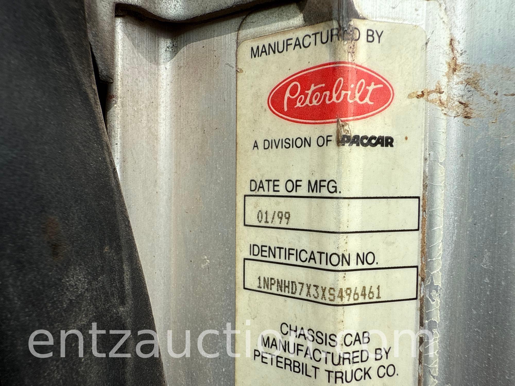 1999 PETERBILT 330 TRUCK, SLEEPER, 3126 CAT ENG.,