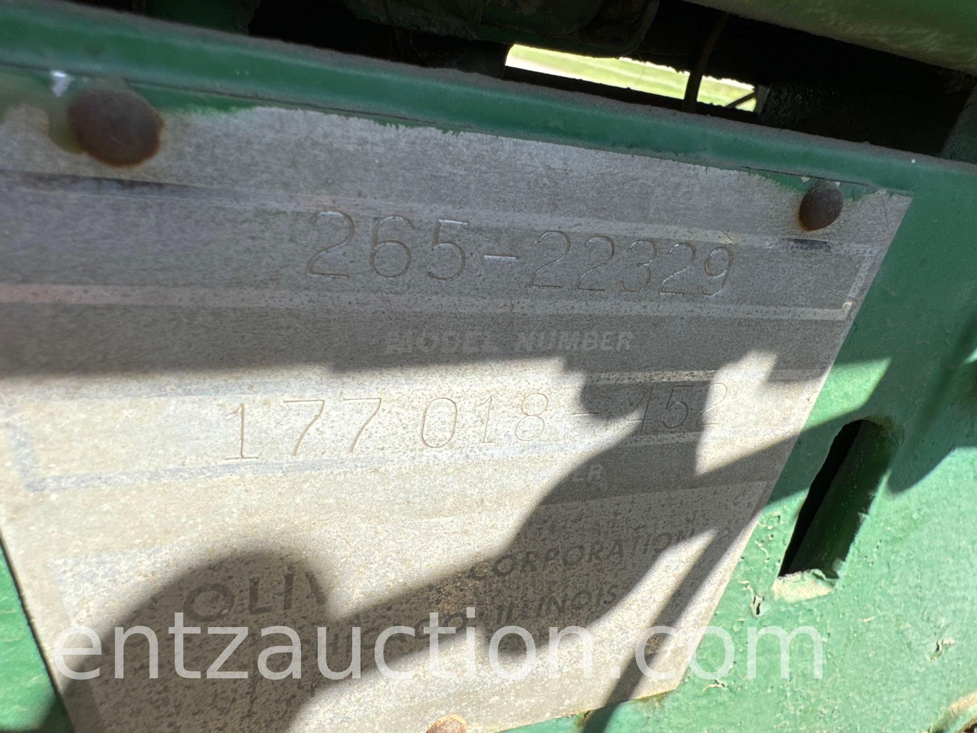 OLIVER TRACTOR, MODEL: 265-22329, 3PT,