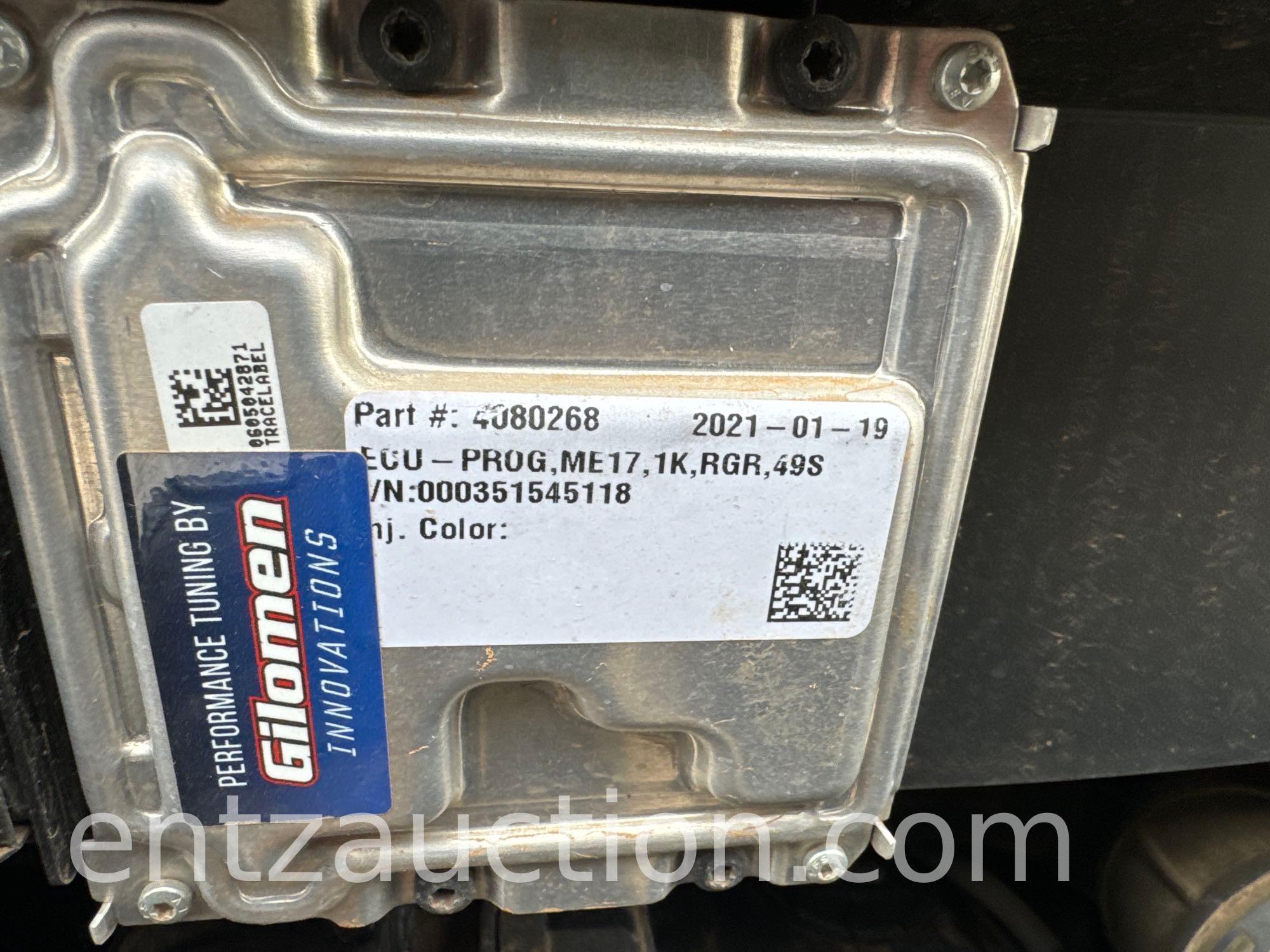 2021 POLARIS XP RANGER SIDE BY SIDE, 4 DOOR,
