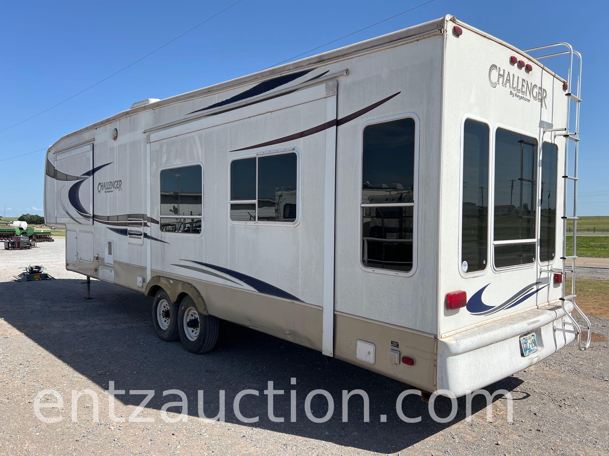 2006 KEYSTONE CHALLENGER 5TH WHEEL TRAVEL TRAILER,