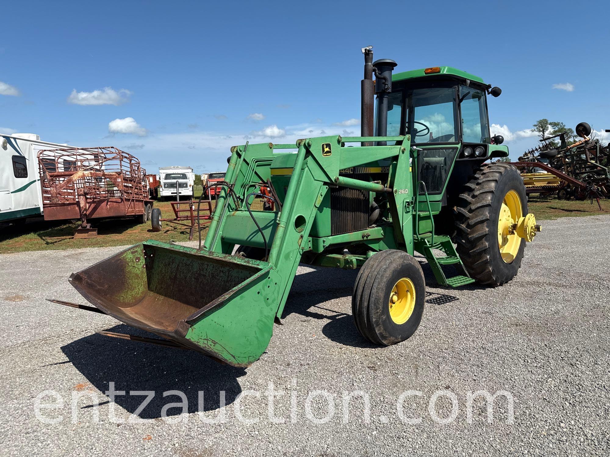 JD 4440 TRACTOR, QUAD RANGE, 3PT, PTO,