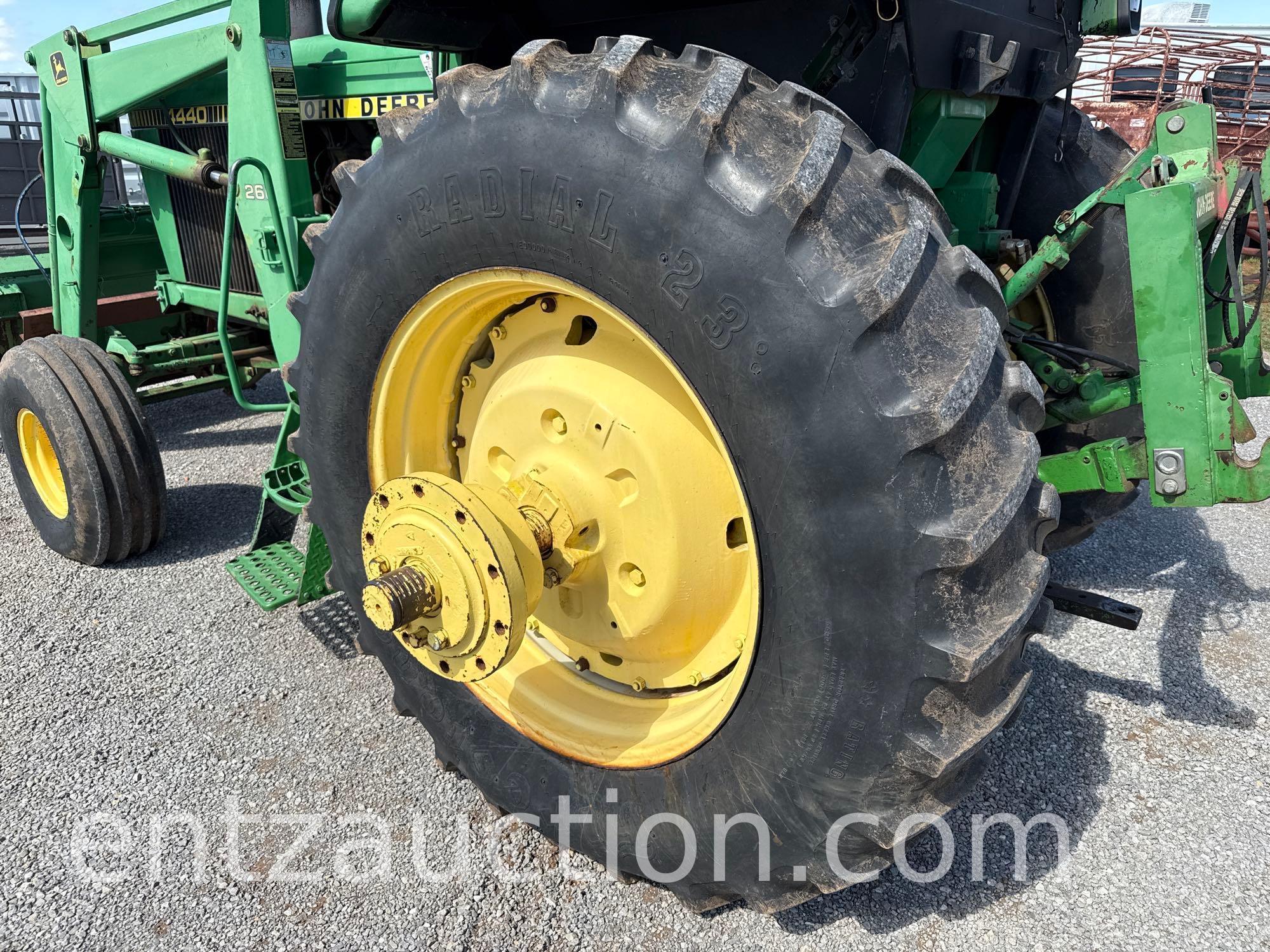JD 4440 TRACTOR, QUAD RANGE, 3PT, PTO,
