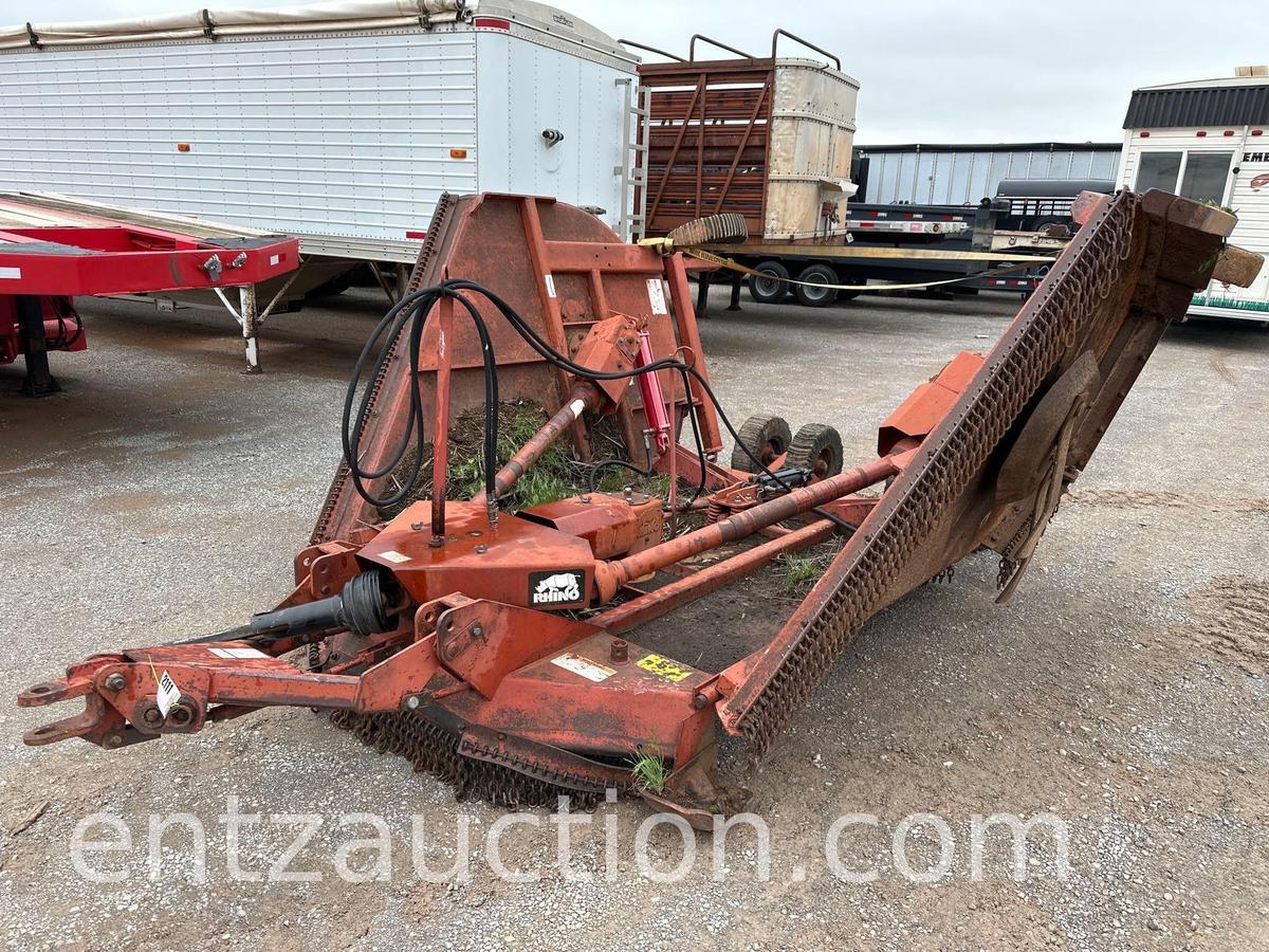 RHINO 15' ROTARY MOWER, DF, PULL TYPE,