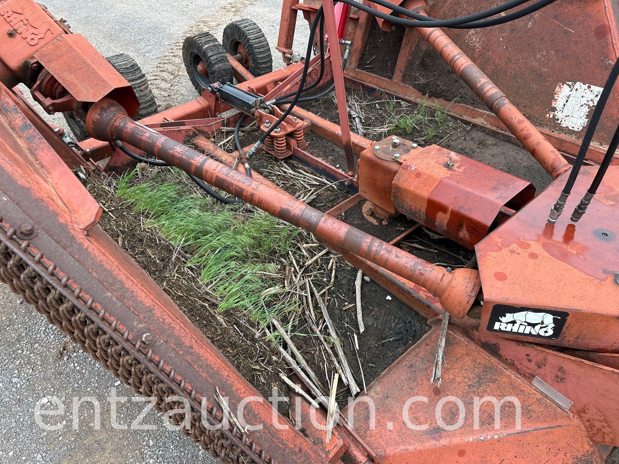 RHINO 15' ROTARY MOWER, DF, PULL TYPE,