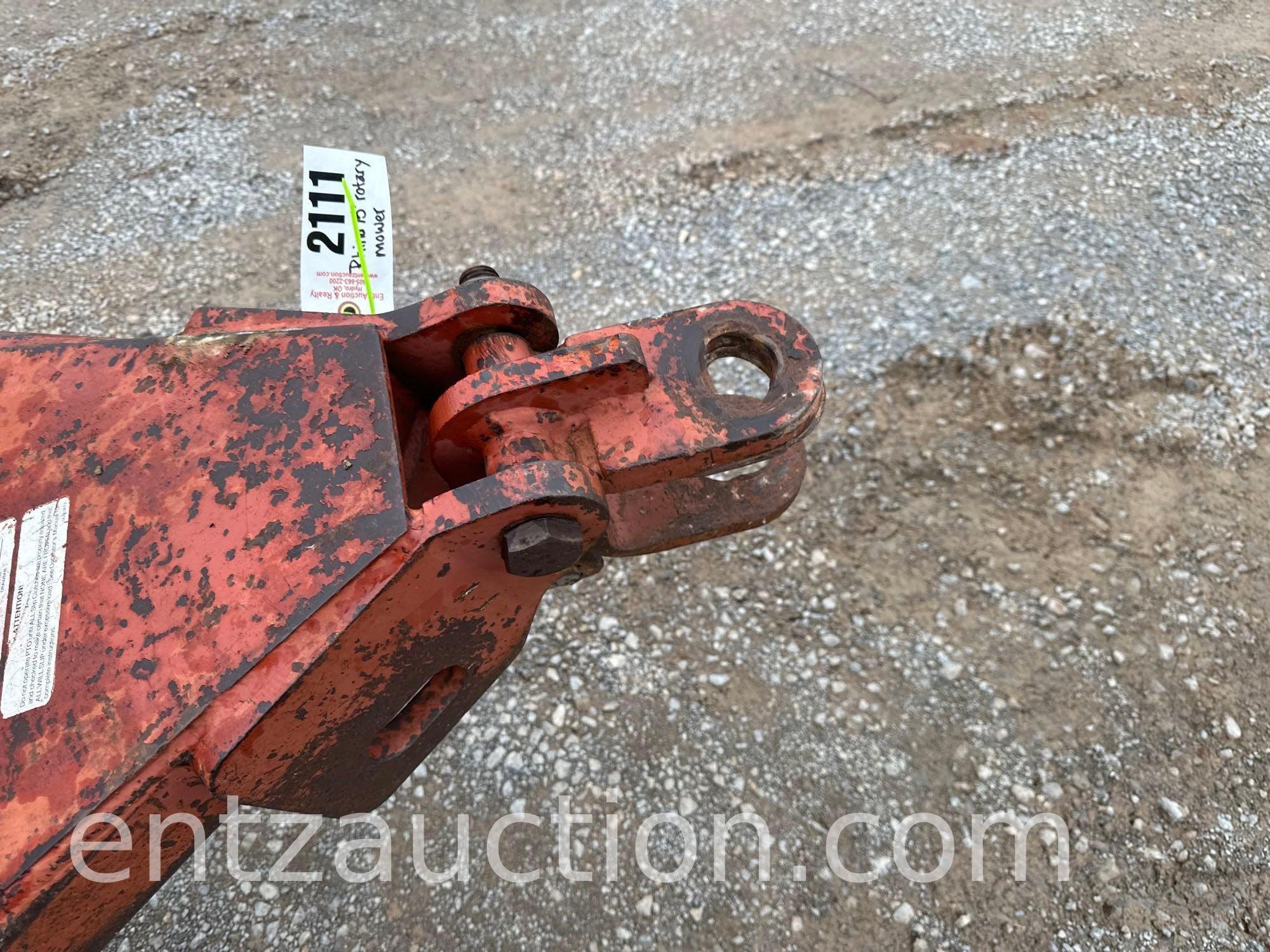 RHINO 15' ROTARY MOWER, DF, PULL TYPE,