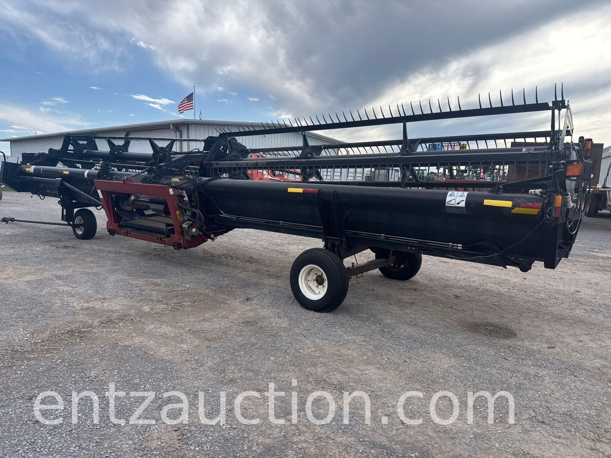 1999 MACDON 962 DRAPER HEADER, 36', FORE & AFT,
