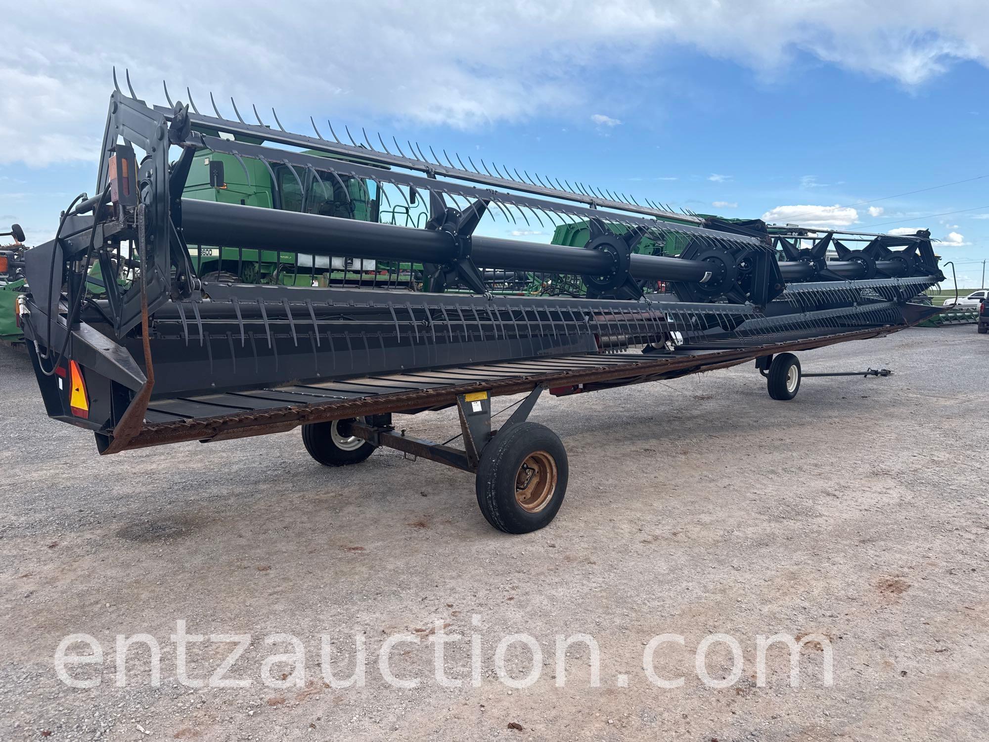 1999 MACDON 962 DRAPER HEADER, 36', FORE & AFT,