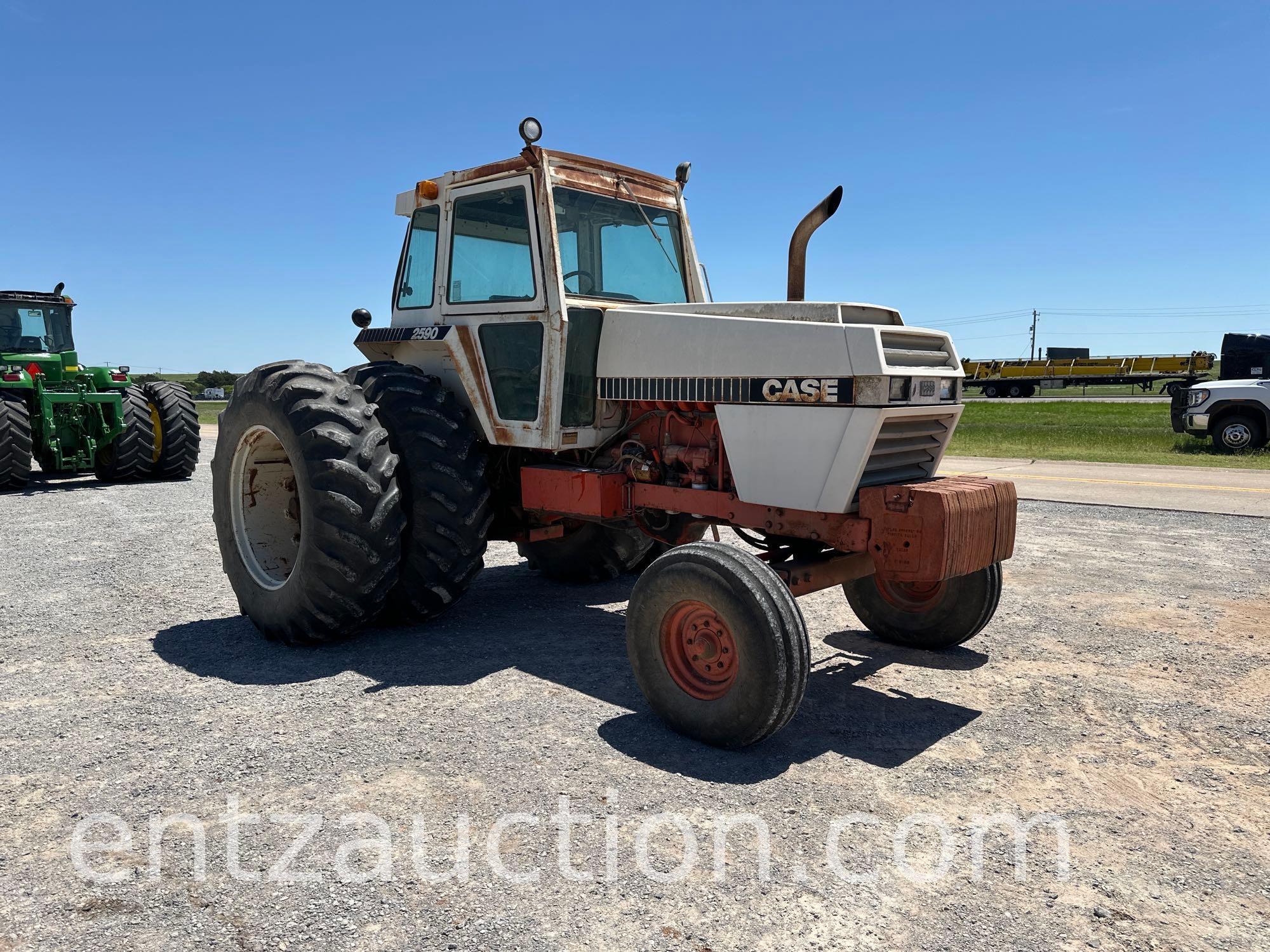 1979 CASE 2590 TRACTOR, 3PT, PTO, 2 HYD.,
