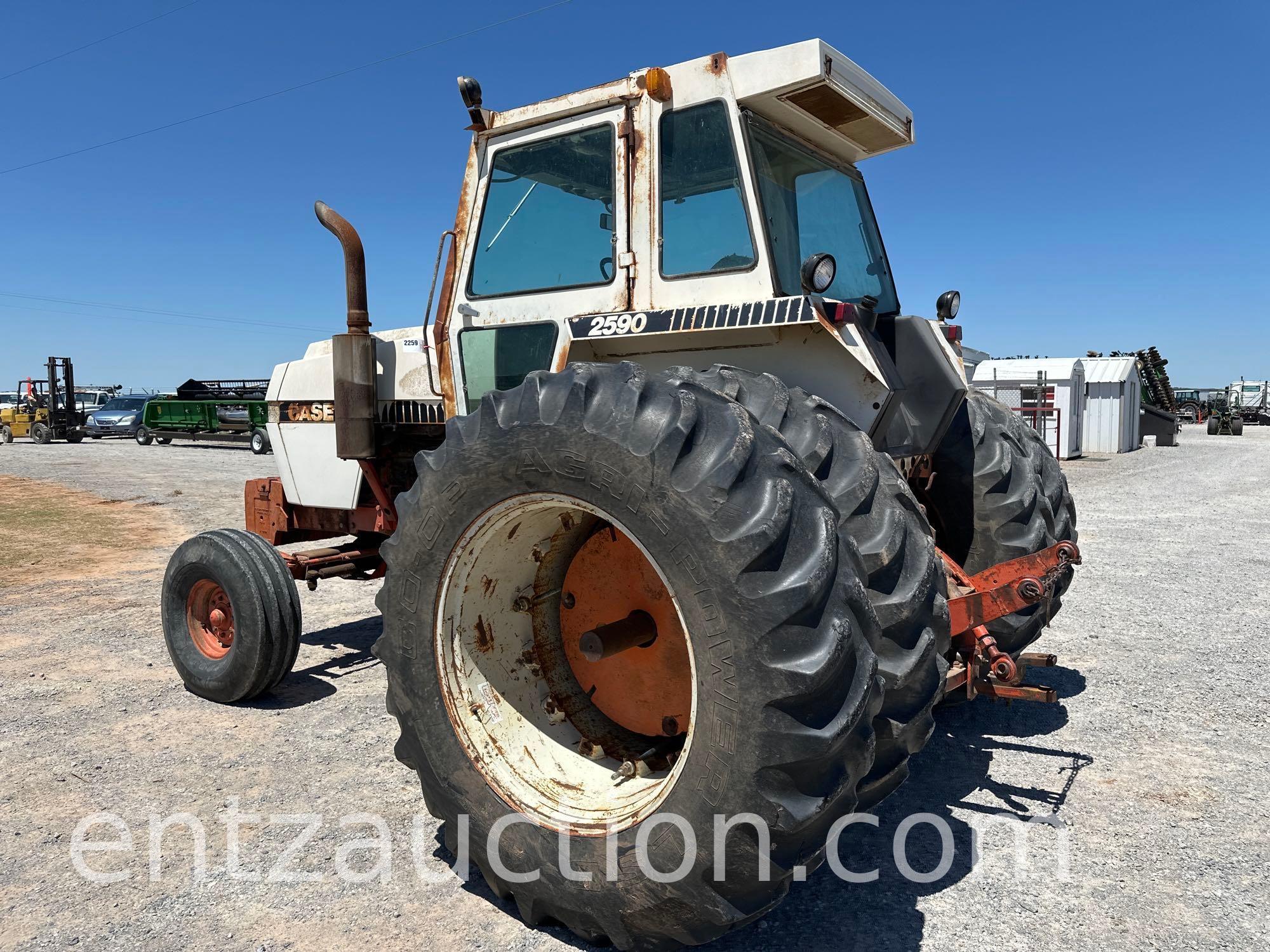 1979 CASE 2590 TRACTOR, 3PT, PTO, 2 HYD.,