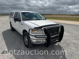 2005 FORD F150 PICKUP, EXT. CAB, AUTO,