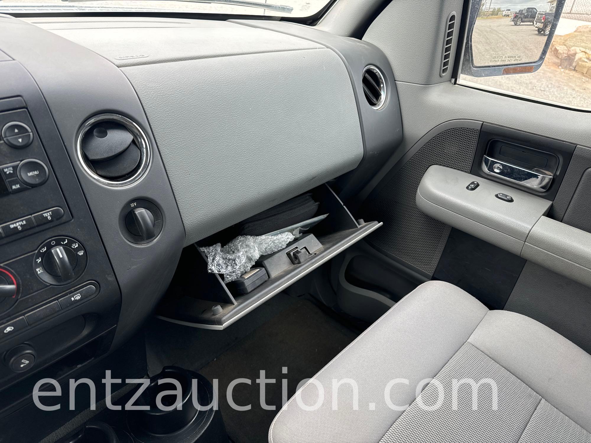 2005 FORD F150 PICKUP, EXT. CAB, AUTO,