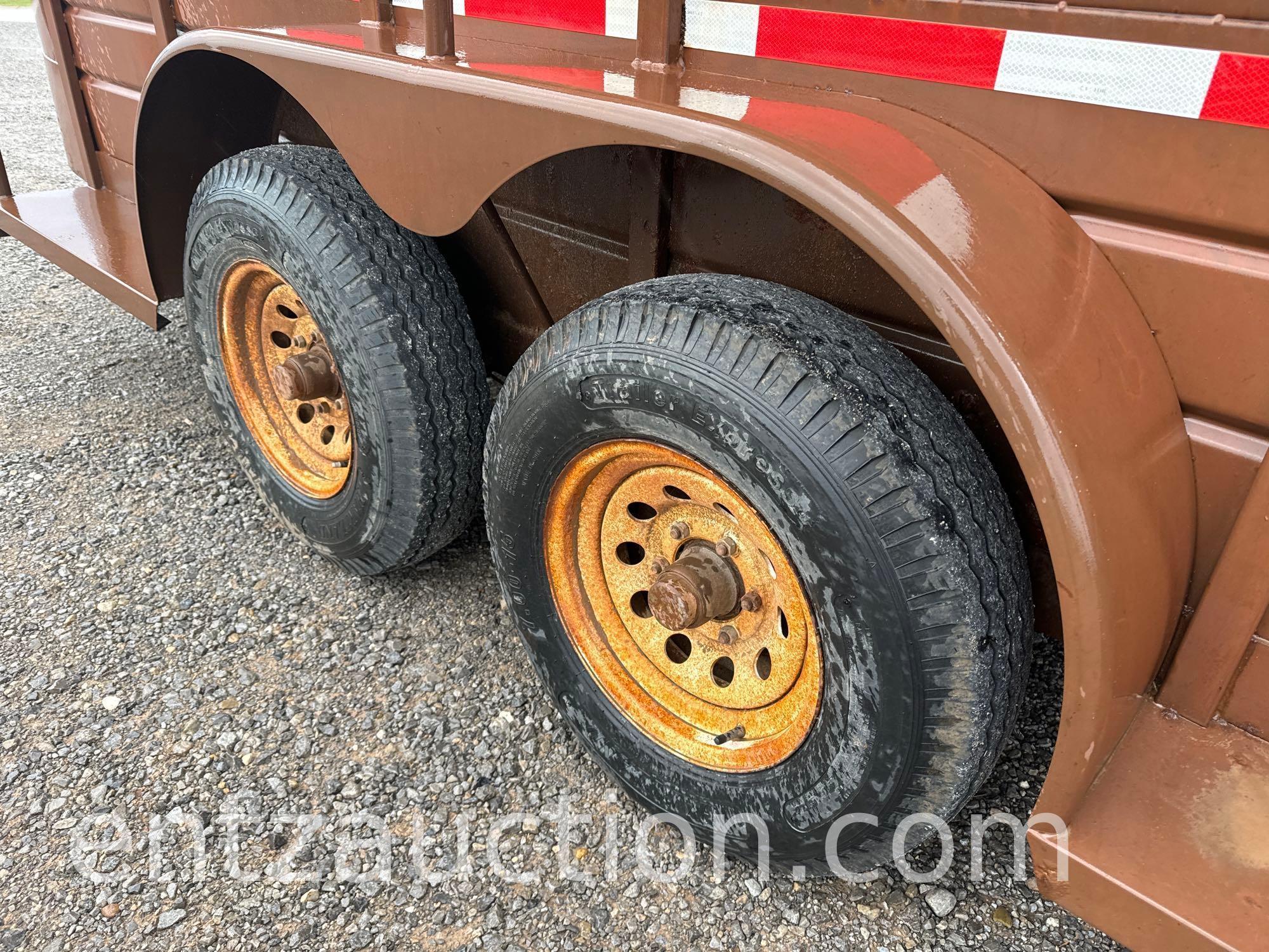 1994 WW STOCK TRAILER, 6' X 14', BP, TA,