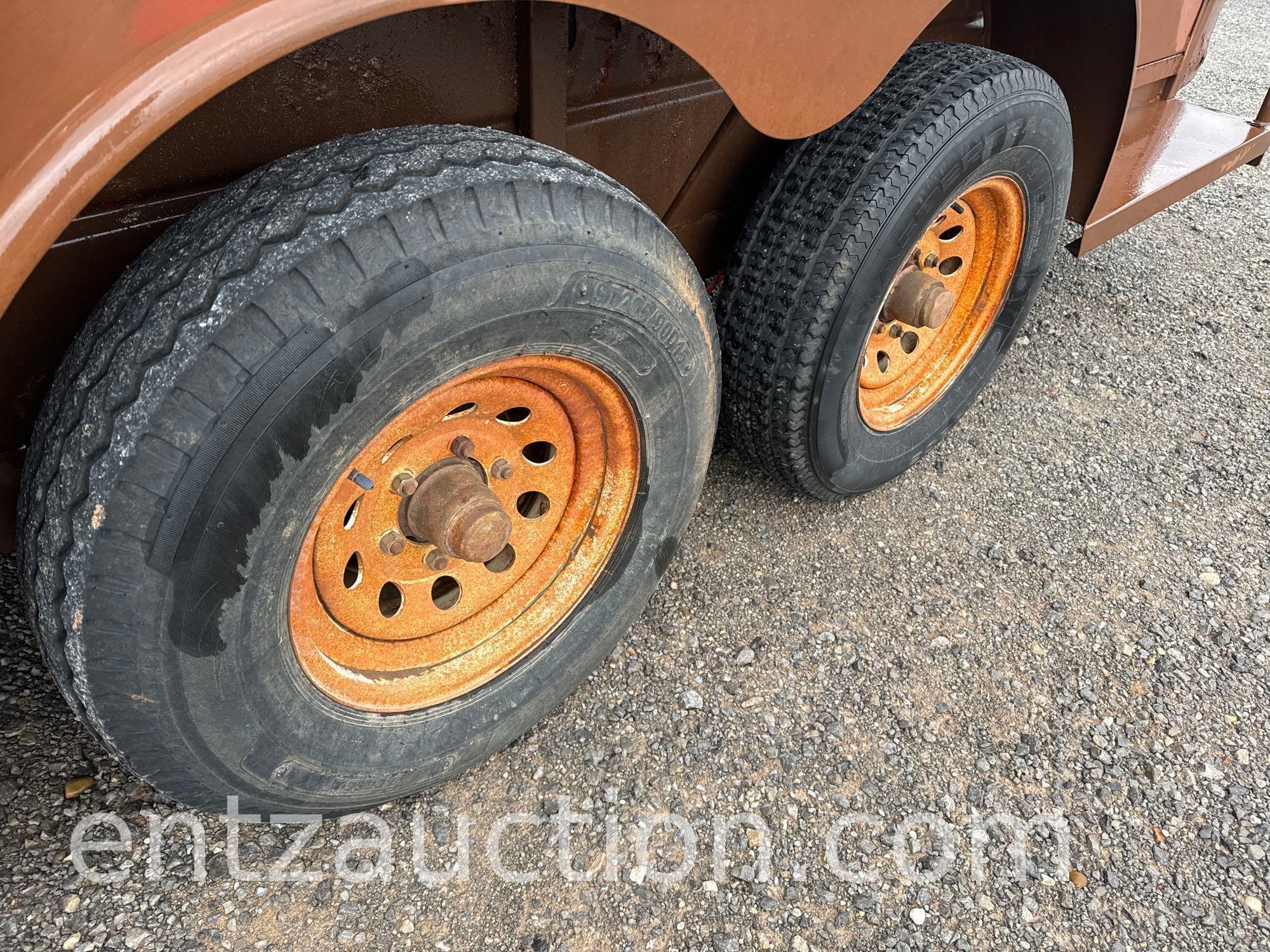1994 WW STOCK TRAILER, 6' X 14', BP, TA,
