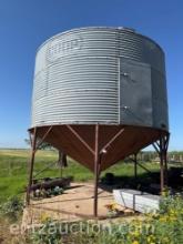 APPROX. 800 BU. HOPPER BOTTOM STEEL GRAIN