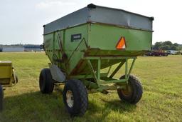 Parker 2500 Gravity Box, 315 Bushel, With  Parker 12 Ton Running Gear