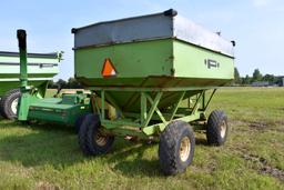 Parker 2500 Gravity Box, 315 Bushel, With  Parker 12 Ton Running Gear