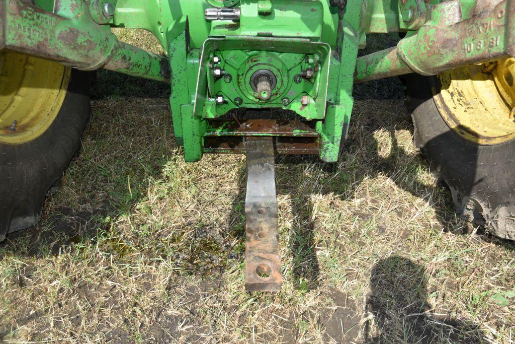 John Deere 4440 2 WD Tractor, Rock Box, Power  Quad, 460/85 R38 95 % Band Duals, 4292 Hours  Showing