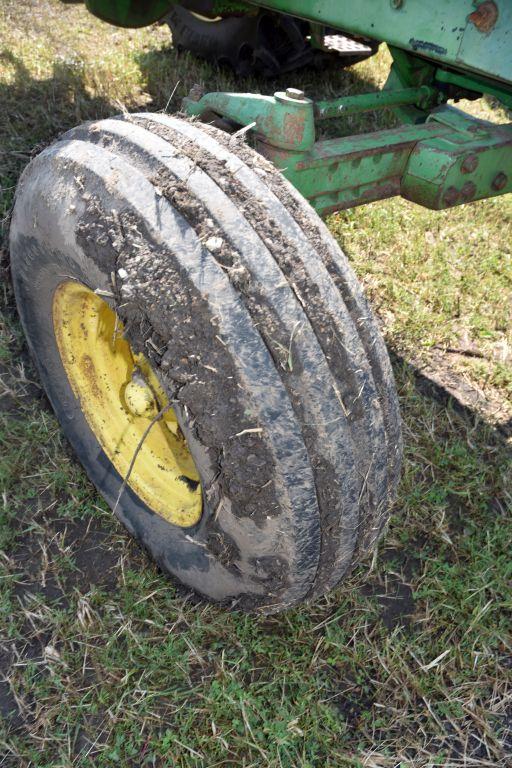John Deere 4440 2 WD Tractor, Rock Box, Power  Quad, 460/85 R38 95 % Band Duals, 4292 Hours  Showing