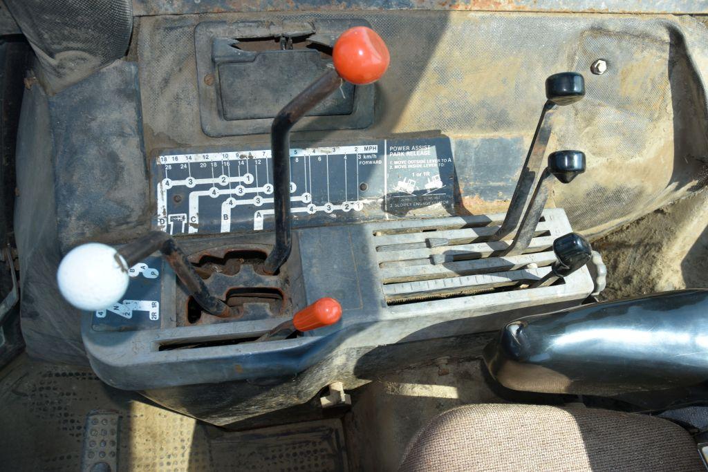 John Deere 4440 2 WD Tractor, Rock Box, Power  Quad, 460/85 R38 95 % Band Duals, 4292 Hours  Showing